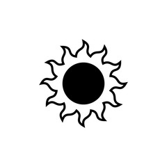 sun, icon, vector, illustration, design, summer, symbol, isolated, sign, light, element, sunshine