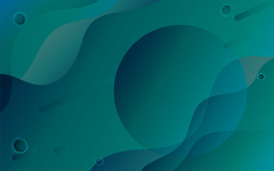 Elegant Colorful Complex Wave and circle polka dot abstract background