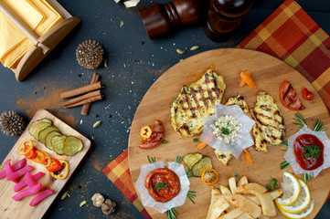 middle eastern food platers and meals