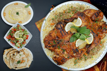 middle eastern food platers and meals