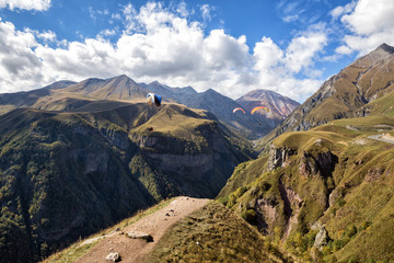 Caucasus, mountain landscape