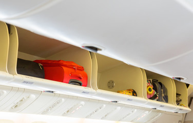 Luggage in the cabin
