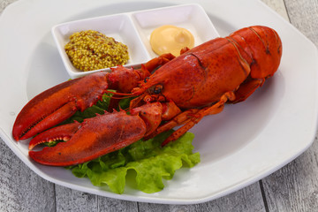 Luxury Lobster with sauce