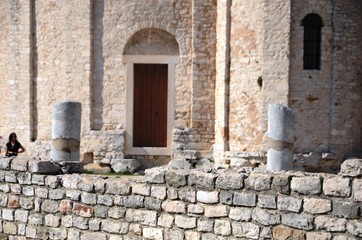 Naklejka premium Croatie : Ville de Zadar (Dalmatie)