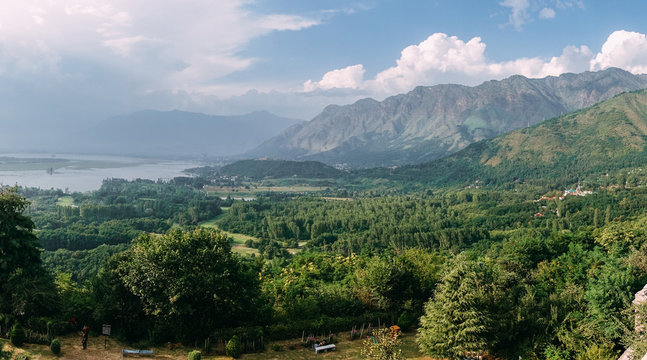 Mountains view in Himalayas, Kashmir, Srinagar, India