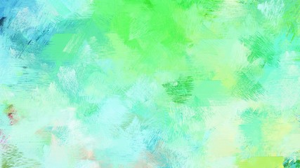 aqua marine, powder blue and medium sea green color brushed painting. artistic artwork for use as background, texture or design element