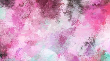 abstract brush painting for use as background, texture or design element. mixed colours of thistle, old mauve and moderate pink