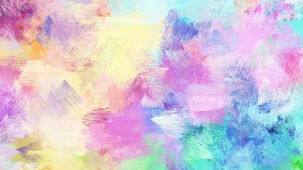 Obraz premium bright brushed painting with light gray, medium turquoise and pastel violet colors. use it as background or texture