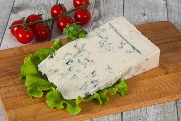 Italian traditional gorgonzola soft cheese