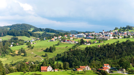 Schweiz, Landschaft, Appenzellerland, Panorama