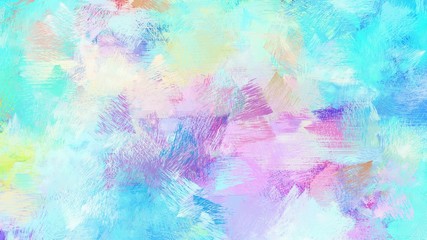 bright brushed painting with light gray, lavender and medium turquoise colors. use it as background or texture