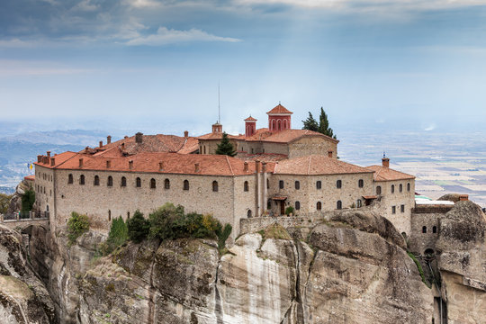 Monastery of St. Stephen in Meteora, Greece © Voyagerix