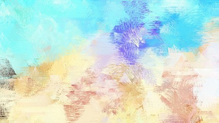 light gray, beige and medium turquoise color brushed painting. artistic artwork for use as background, texture or design element