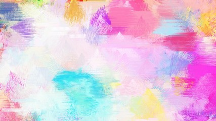 lavender, neon fuchsia and medium turquoise color brushed painting. artistic artwork for use as background, texture or design element