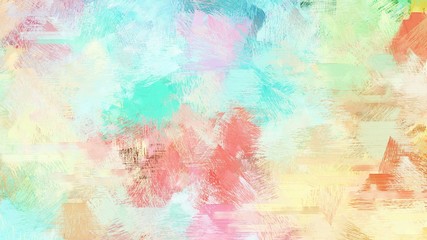 artistic illustration painting with light gray, beige and medium turquoise colors. use it as creative background or texture