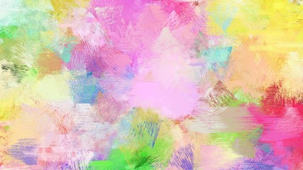 brush painting with mixed colours of baby pink, burly wood and mulberry . abstract grunge art for use as background, texture or design element