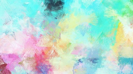 brush painting with mixed colours of light gray, medium turquoise and aqua marine. abstract grunge art for use as background, texture or design element