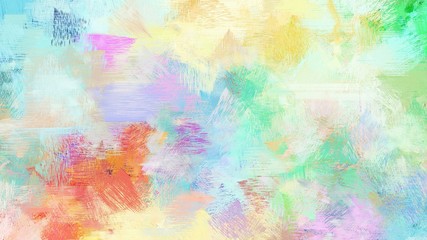 brush painting with mixed colours of light gray, medium aqua marine and sky blue. abstract grunge art for use as background, texture or design element