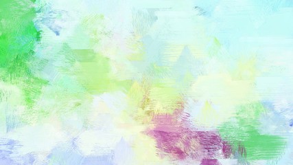 artistic illustration painting with tea green, lavender and pastel green colors. use it as creative background or texture