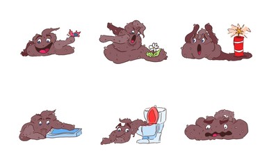 selection of monsters clowns in different new