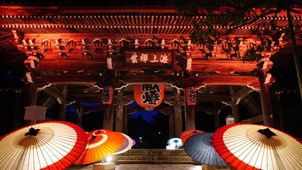 京都　天橋立まち灯り