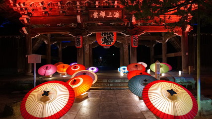 京都　天橋立まち灯り