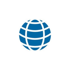 Globe  icon logo design vector template
