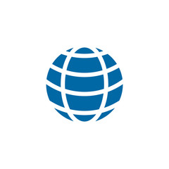 Globe  icon logo design vector template