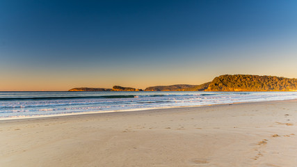 Sunrise Seascape and Clear Sky