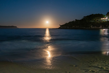 Obraz premium Moonlight Seascape