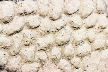 the foundation is made of stones and concrete, texture