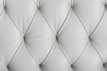 White leather material texture, upholstery