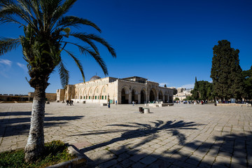Al-Aqsa Mosque on the Temple Mount in Jerusalem