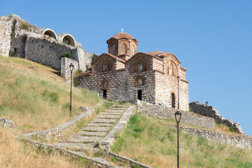 Église dans le château de Berat, Albanie