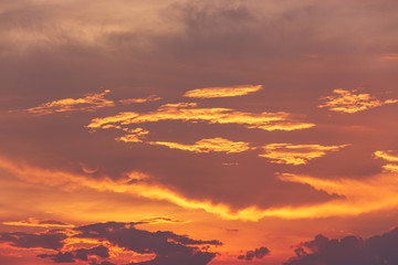 Fototapeta premium Scenic View Of Dramatic Sky During Sunset