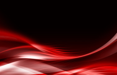 Dark cherry background with waves, modern abstract composition