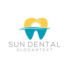  dental logo concept vector