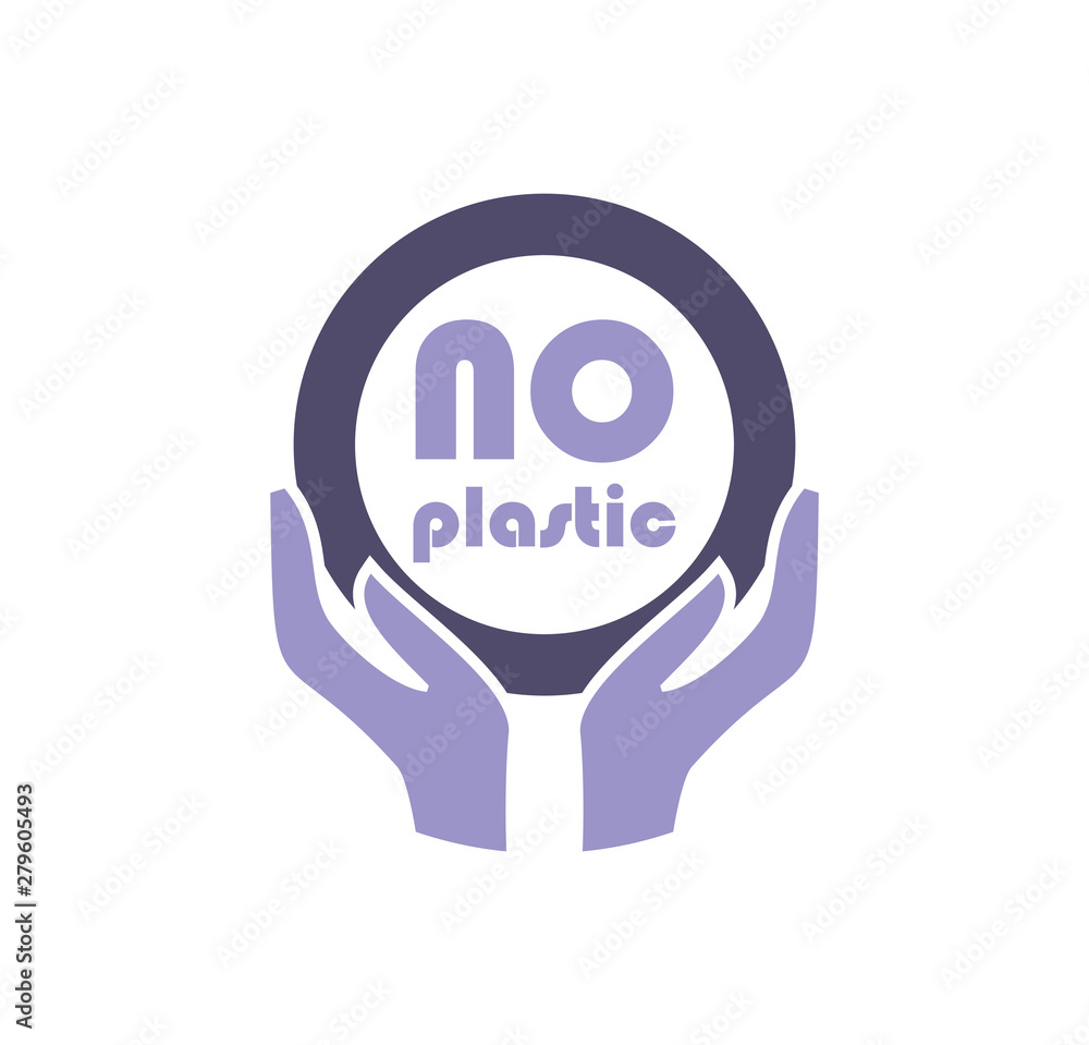 Poster plastic related icon on background for graphic and web design. simple illustration. internet concept