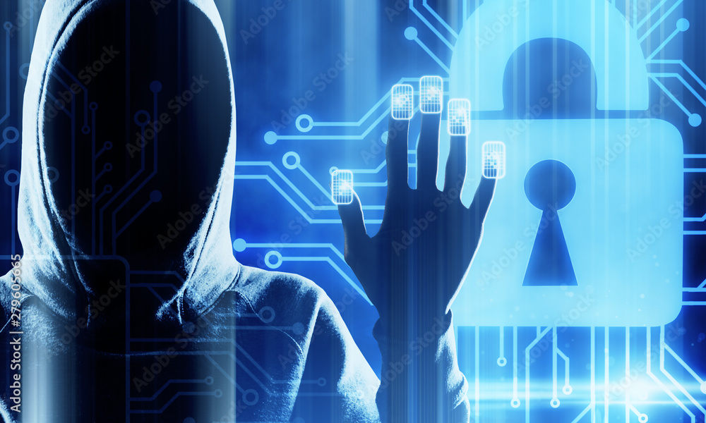 Poster Access and hacking concept