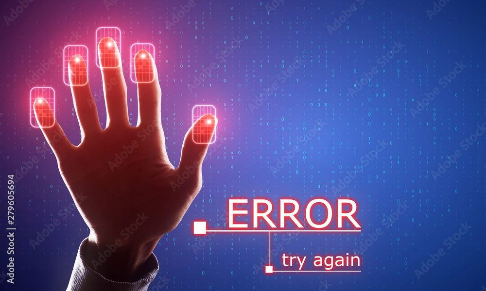 Poster password and denied access concept