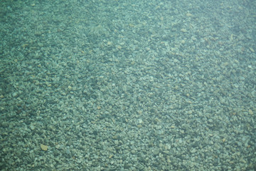 stones in the lake, pebbles