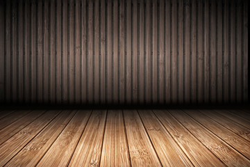 Rustic Bamboo Backdrop Stage