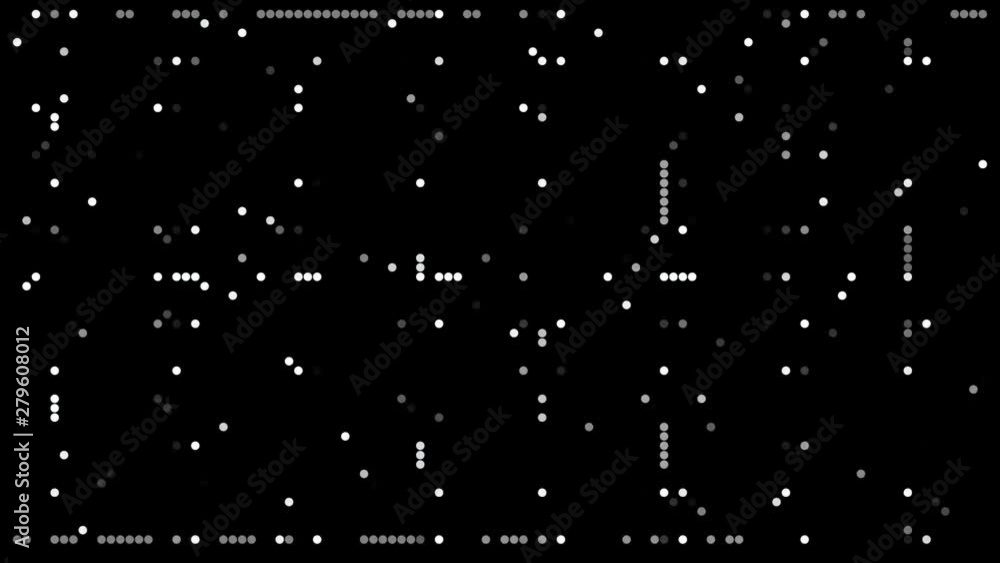 Poster technology motion graphic with diagram and moving particle effect. futuristic abstract background. a