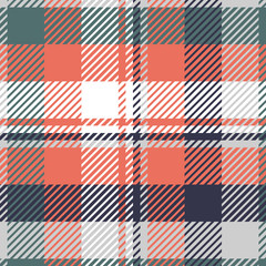 Plaid or tartan vector is background or texture in many color