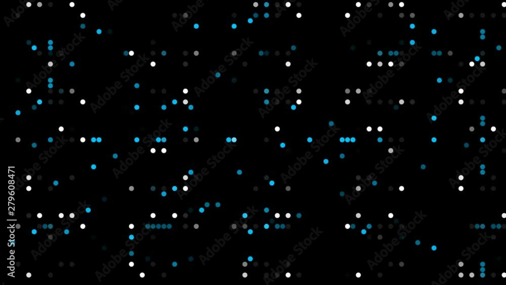 Poster animation of data transferring or computer's data files. digital animation of the back of a server w