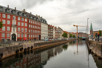 Panoramic view of the Copenhagen canals