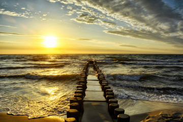 Sonnenuntergang in Ahrenshoop