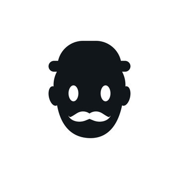Grandpa Icon. Signs and symbol for websites, web design, mobile app on white background