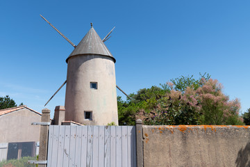 Windmill on the island of Noirmoutier Vendée