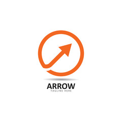 Arrows logo template vector icon illustration